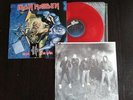 IRON MAIDEN - No Prayer for the Dying * RARE * RED VINYL PRESS 1990 w/ Inner