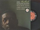 JOHN COLTRANE QUARTET - BALLADS - JAZZ LP - GATEFOLD - MONO