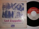 LED ZEPPELIN - IMMIGRANT SONG 7/45 PORTUGAL PS 1971 RARE VG+ PORTUGUESE PRESS