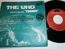 THE WHO - TOMMY 7/45 EP PORTUGAL PS 1969 RARE VG+ PORTUGUESE PRESS PSYCH