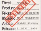 ARNE BENDIKSEN Afrotid Law Of The Wild BENDIK SINGERS Norway afro funk mod HEAR
