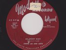 '53 R&B Mover JIMMIE LEE & ARTIS All Right Baby MODERN 899 VG+ HEAR BOTH SIDES