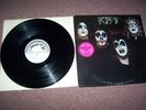 Kiss self-titled WHITE LABEL promo 1st LP record NB9001 w/sticker No Kissin Time