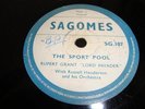 CALYPSO / JAZZ- RUPERT GRANT LORD INVADER- SAGOMES 78 RPM- THE SPORT POOL- HEAR
