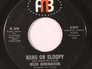 BUD BRISBOIS: Hang On Sloopy / You'd Better Come Home 45 (instros, close to M-)