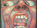 KING CRIMSON In The Court Of The Crimson King LP SIGNED BY ROBERT FRIPP