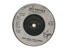 SEX PISTOLS GOD SAVE THE QUEEN VIRGIN RECORDS VS 181 PLASTIC LABEL