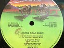 ROCKETS ON THE ROAD AGAIN ITALIA lp DERBY RARE GREEN LABEL POSTER all MINT-
