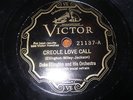 DUKE ELLINGTON AND HIS ORCHESTRA:CREOLE LOVE CALL:VICTOR 21137:1927:US 78RPM:VG+