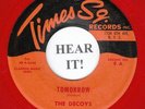 DOO WOP 45 The Decoys (Times Sq. RED 9) Tomorrow/I Want Only You VG++