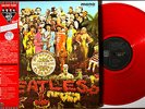 BEATLES – Sgt. Peppers Lonely Hearts Club Band MONO Japan RED Vinyl Red Wide OBI