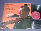 MOZART violin concerto 216 219 GRUMIAUX DAVIS hi-fi stereo philips ed1 mint- lp