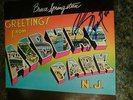 Bruce Springsteen Greetings From Astbury Park  LP sleeve hand signed