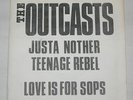 THE OUTCASTS: Just Another Teenage Rebel OG KBD punk 7