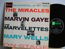 The Miracles - Live On Stage SL 10065 UK LP 1stP 1963 Marvin Gaye Marvelettes