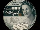 Deanna Durbin Nice Girl Exploitation Picture Label Universal Pictures Movie 78