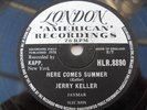 Jerry Keller 78rpm record