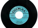 JOHNNY BURNETTE &  ROCK N ROLL TRIO-TEAR IT UP / YOU'RE UNDECIDED-CORAL DJ 45RPM