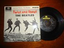 The Beatles 45 with p/s Twist and Shout on Parlophone mono