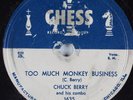 Hear Rock 'n' Roll 78 rpm CHUCK BERRY Too Much Monkey Business CHESS 1635