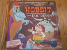 Vintage The Hobbit - 1977 - Disney - Tolkien - 33 RPM Record Album with Book