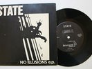 State RARE No Illusions Ann Arbor MI Hardcore 45rpm Picture Sleeve EP