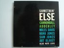 CANNONBALL ADDERLEY Somethin' Else BLUE NOTE 1595 ORG MONO DG EAR NO 