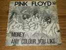 Pink Floyd - Money - Rare Danish Denmark Picture Sleeve 7