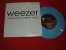 WEEZER UNDONE THE SWEATER SONG EP RARE BLUE VINYL 1994 GFS 85  ROCK 90S