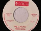 FREDDIE SCOTT: Girl I Love You / I Shall Be Released (rare soul vinyl 45)