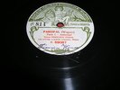 FRANCISCO VIGNAS (TENORE ) Wagner PARSIFAL 1912 RARE 10 ¾”  FONOTIPIA 78 RPM