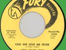 LITTLE JUNIOR LEWIS Can She Give Me Fever 45rpm Fury 1960