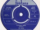 The Hush Elephant Rider/Grey UK 1968 Original Fontana TF 944