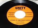 UNPLAYED FUNK JB STYLE Willie James Stand Up For Your Rights 45 Unity#2711
