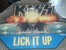 KISS Lick It Up Tank Shaped Picture Disc UK LP Vinyl 45 Record Gene Simmons