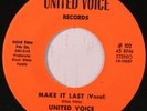 rare Modern Soul 45 UNITED VOICE BLACK WHITE FAMILY make it last Listen