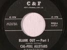 rare Soul Funk 45 CAL-FULL ALLSTARS blank out C&G