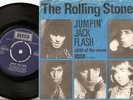 THE ROLLING STONES JUMPIN` JACK FLASH EXPORT 45+PS 1968 R&B MOD FREAKBEAT PSYCH
