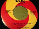 Louis Curry 70's northern soul 45 You're Just Plain Nice on Reel VG+