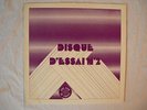 VINYL 33 T – BIZARE ETRANGE – DISQUE D’ESSAI N°2 BALANCE REGLAGES HZ DB - HIFI