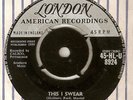 VOCAL GROUP THE SKYLINERS THIS I SWEAR / TOMOROW LONDON  RARE  45