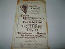 RARE ORIGINAL HIP HOP FLIER.KEITH CAESAR/BROTHERS DISCO/FUNKY 4 PLUS 1
