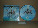 IRON MAIDEN PICTURE DISC L.P. - SEVENTH SON OF A SEVENTH SON.(SIGNED + TICKET)