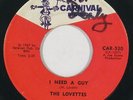 LOVETTES “I Need a Guy” northern soul 45 on CARNIVAL original HEAR