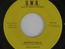 Doo Wop/R&B 45 CHANTS Respectable / Rock'in Santa on UWR VG++/NM