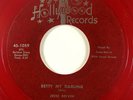 Doo Wop 45 JESSE BELVIN Betty My Darling / Dear Heart on Hollywood red wax