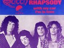 QUEEN with FREDDIE MERCURY 45 BOHEMIAN RHAPSODY+PS HOLLAND RARE RED TITLE