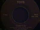 Toys Crank It Up + It Was You 45 RARE 1989 MI PRIVATE Glam Hair Metal NM HEAR
