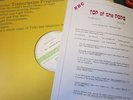 BBC Transcription Disc Top Of The Pops 802 Def Leppard The Strangler The Police