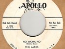 45rpm record; LARKS , NO MAMA NO '  DOOWOP  ' '